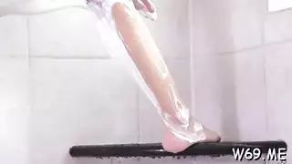 جماليات مقيدات يتحملن عذابًا جنسيًا شديدًا