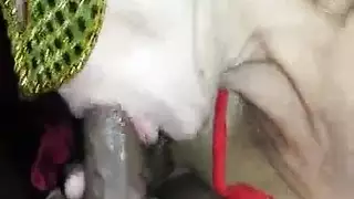 حركة سحاقية مثيرة: معصوبات العينين، مدلّكات، ومقص حتى النشوة