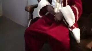 لا مهبل عيد ميلاد لسانتا: فقط استمناء قوي وقذف