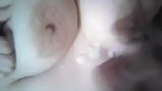 إباحية جزائرية: آثار قذف داخلي مع مني يقطر من المهبل