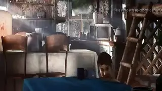 طريق سامانثا إلى الجحيم على السلالم – مص قاسي وشرج على الدرجات